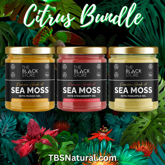 Citrus SeaMoss Bundle 16oz (Mango / Strawberry / PineApple)