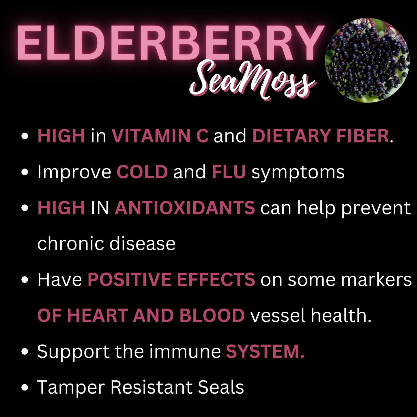 Elderberry SeaMoss Gel