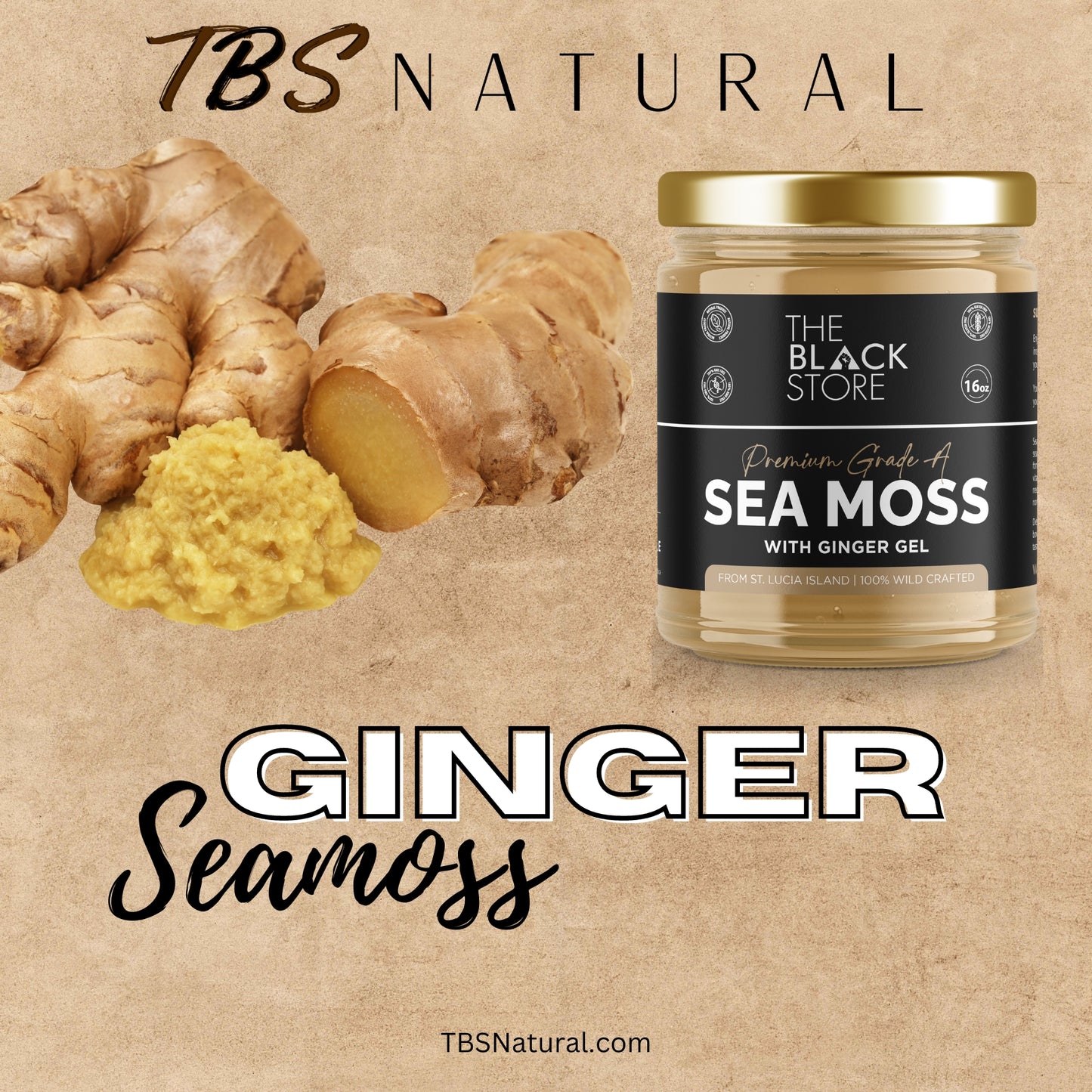 Ginger SeaMoss Gel