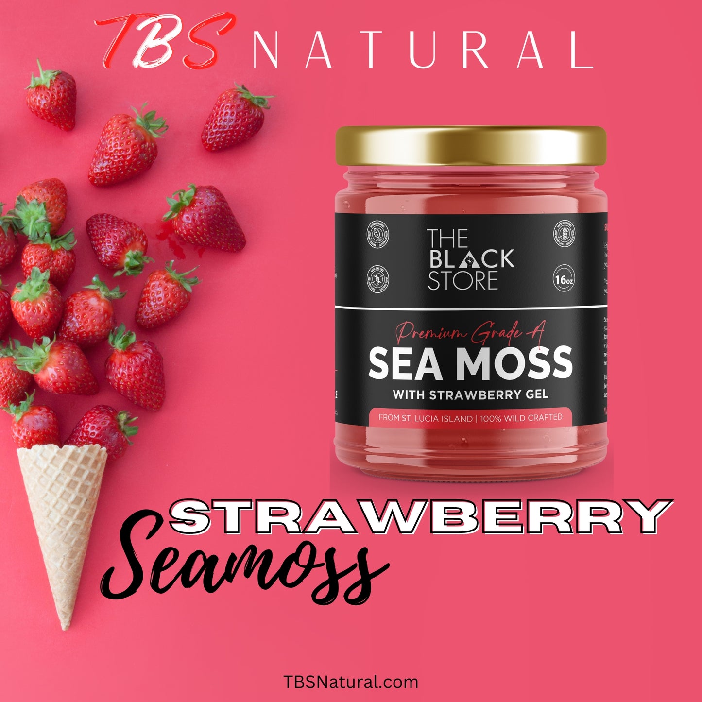 Strawberry SeaMoss Gel